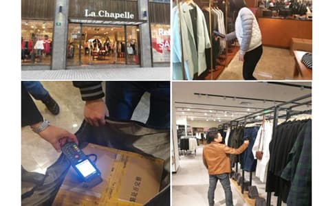 RFID手持機用于服裝智慧門店